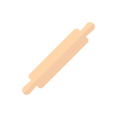 Rolling pin flat icon