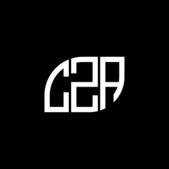 CZA letter logo design on green background. CZA creative initials letter logo concept. CZA letter design.  - obrazy, fototapety, plakaty