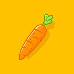 cute carrot illustration