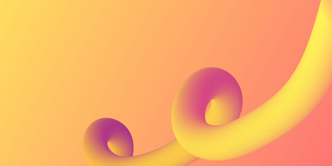 Fototapeta premium Background Gummy worm. The colors are yellow, red and purple. Vector illustration.