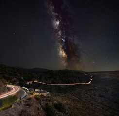 noche en la carretera