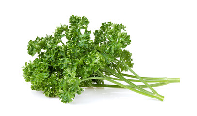 Parsley isolated on white