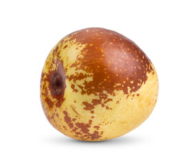 Fototapeta premium chocolate jujube on white