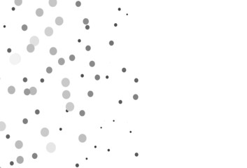 Light Silver, Gray vector texture with disks.