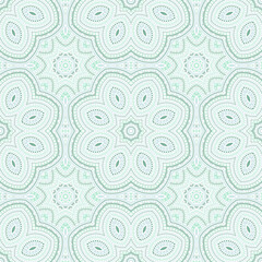 Girih traditional mosaic vector seamless ornament. Tile patchwork design. Classic majolica pattern. Wall print design. Star symmetry elements texture.