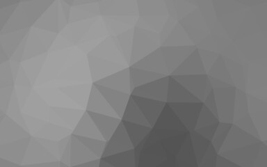 Light Silver, Gray vector blurry triangle texture.