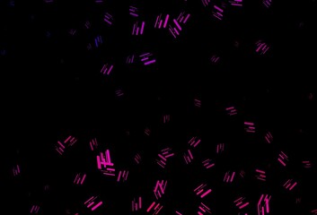 Dark pink vector backdrop with long lines.
