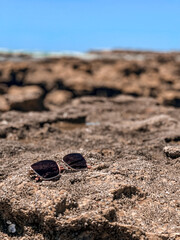 tire track in the sand