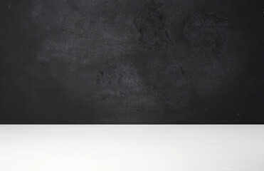 blank black school chalk board, copy space