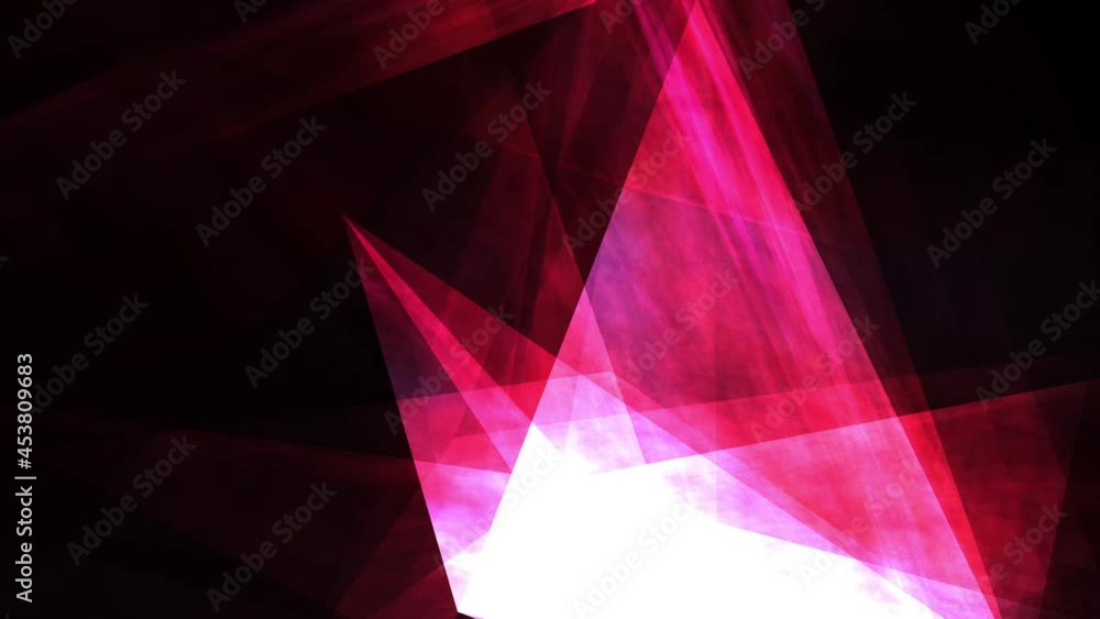 Aufkleber 4k 3d red geometrix rays flash and glow in seamless loop. abstract cyber hi-tech futuristic technolo