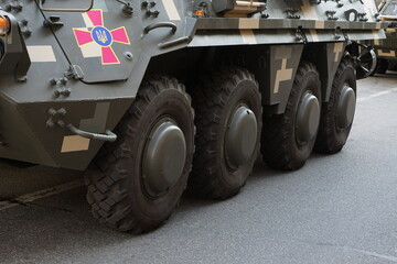 wheelbase E-4 armored personnel carrier
