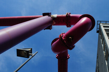 Drainage pipes in the city of Frankfurt