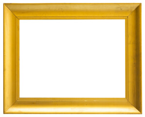 beautiful rectangular frame for a mirror on isolated background