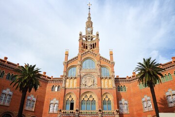 Fototapeta na wymiar Hospital de la Santa Creu in Barcelona