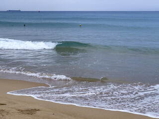 waves on the beach