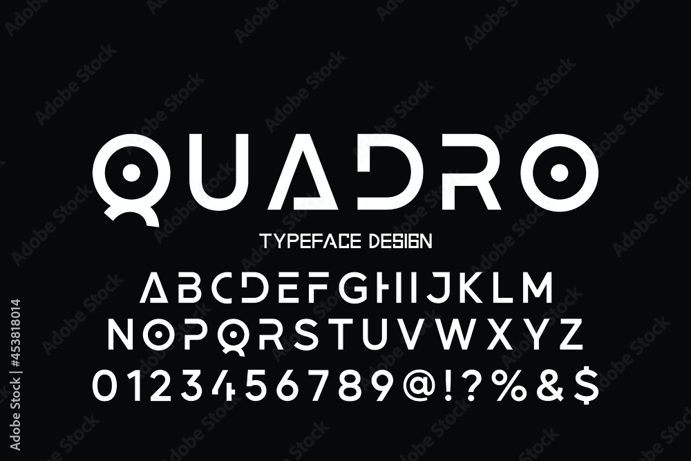Aufkleber minimal font.vector of colorful stylized font and alphabet, vector of colorful stylized font and alp