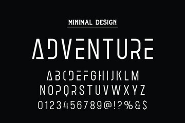 minimal  font.Vector of colorful stylized font and alphabet, Vector of colorful stylized font and alphabet Typography urban style silver and golden fonts for technology, digital, vector illustration
