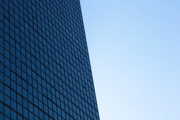 business office windows blue skyscraper corporation tower