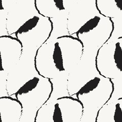 Brush Stroke Fur Seamless Pattern