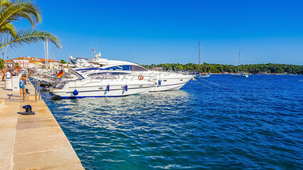 Port of Porec with boats and houses © Mustafa Kurnaz