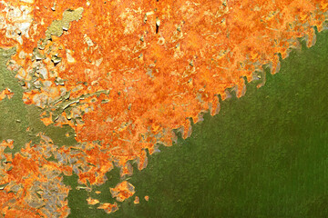 Seeds in the pulp of a cut melon close-up