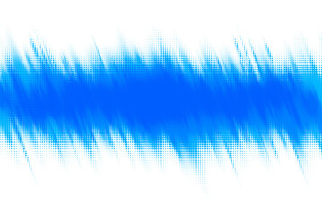 Voice, music, conversation tape blue waveform.