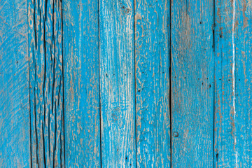 Fototapeta na wymiar Old light blue color wood wall for seamless wood background and texture.