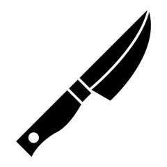 Vector Knife Glyph Icon Design