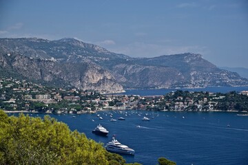 The Bay of Villefranche-sur-Mer, French Riviera