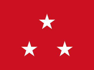 United States Marine Corps Three Star Lieutenant General Flag