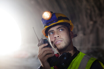 Close up of tubes in tunnel