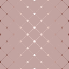 Fototapeta premium Abstract seamless pattern. Repeating geometric pattern. Background with marble effect. Repeated diagonal line and dot for design gift wrappers, prints. Beauty texture. Glam backdrop foil. Vector 