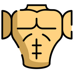 Body Builder Icon Vector