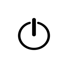 power button icon, power button sign symbol