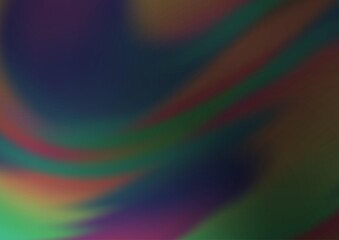 Dark Silver, Gray vector glossy bokeh pattern.