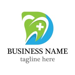 Dental logo vector icon