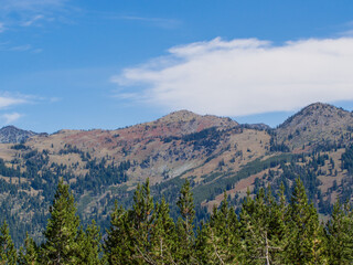 Fototapeta na wymiar Idaho Mountain View