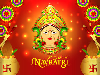 Navratri indian festival celebration background