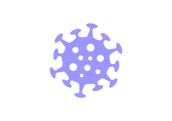 ウィルス・細菌のシンプルなイメージベクターイラスト