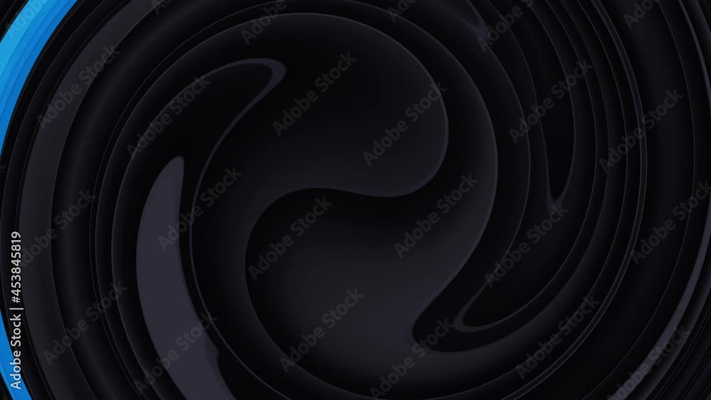 Leinwandbilder abstract black wavy iridescent geometric motion surface. vivid abstract background. holographic wave