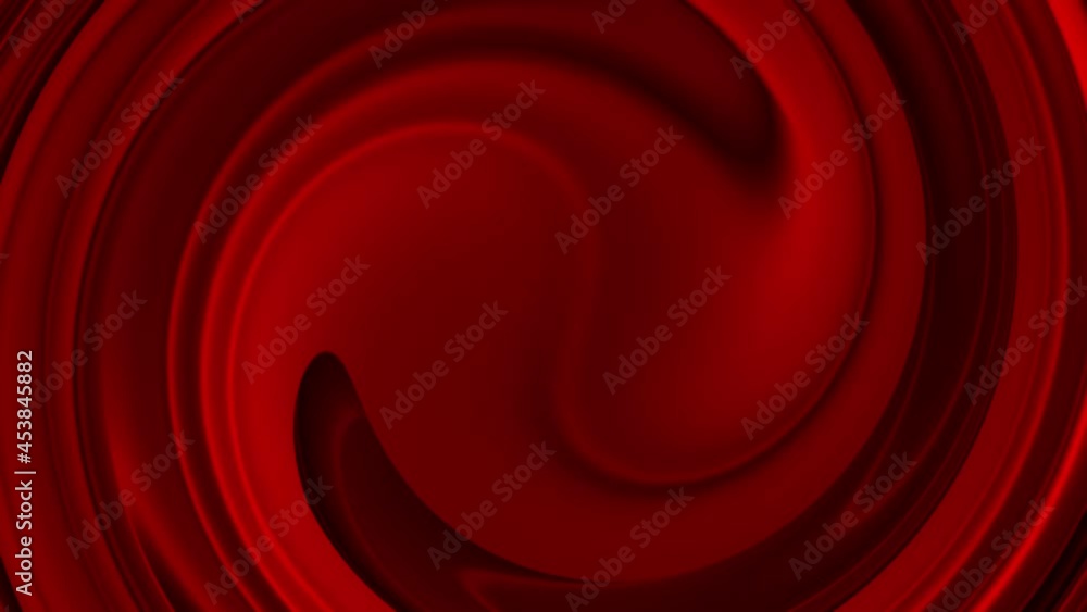 Aufkleber abstract red wavy iridescent geometric motion surface. vivid abstract background. holographic waves 