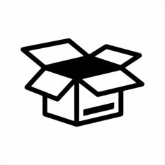 Home delivery icon. Vector and glyph