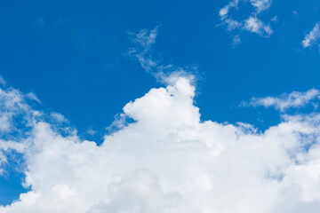 Obraz premium white cloud background and texture.