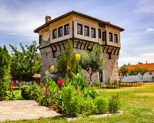 Fototapeta premium Residential tower in the Arapovski monastery 