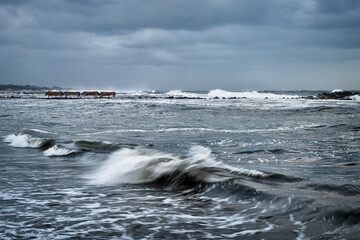 The sea of Tuscany from Versilia 