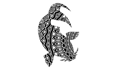 koi coloring page for adult and kids,
Koi carp fish.Coloring book antistress for children and adults. Zen-tangle style.Black and white drawing.Hand draw