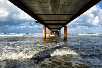The sea of Tuscany from Versilia 