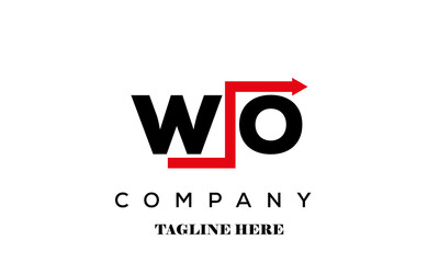 WO financial advice logo vector