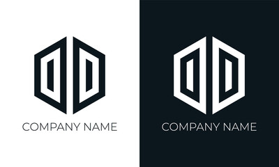 Initial letter d logo vector design template. Creative modern trendy d typography and black colors.
