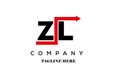 ZL financial advice logo vector